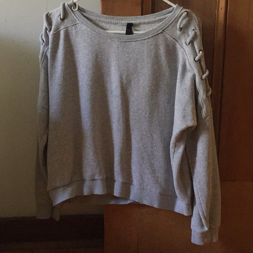 Gray sweater